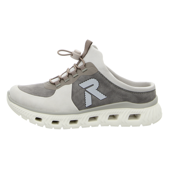 Rieker - M6069-45 - M6069-45 - grau - Pantoletten