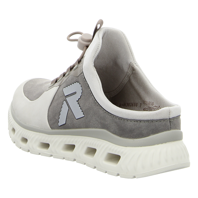 Rieker - M6069-45 - M6069-45 - grau - Pantoletten