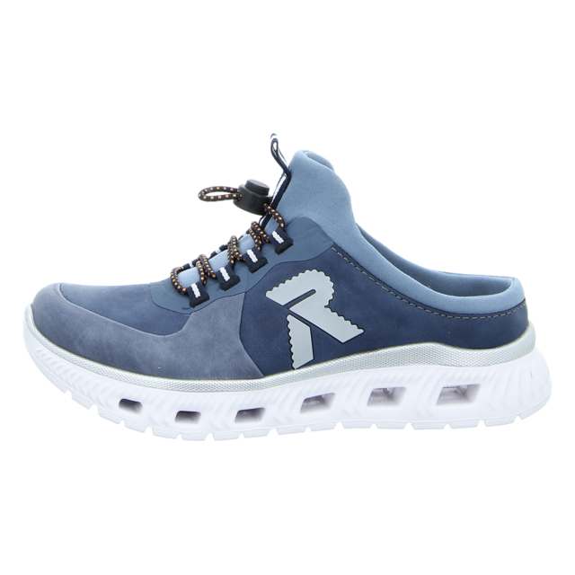 Rieker - M6069-10 - M6069-10 - blau - Pantoletten