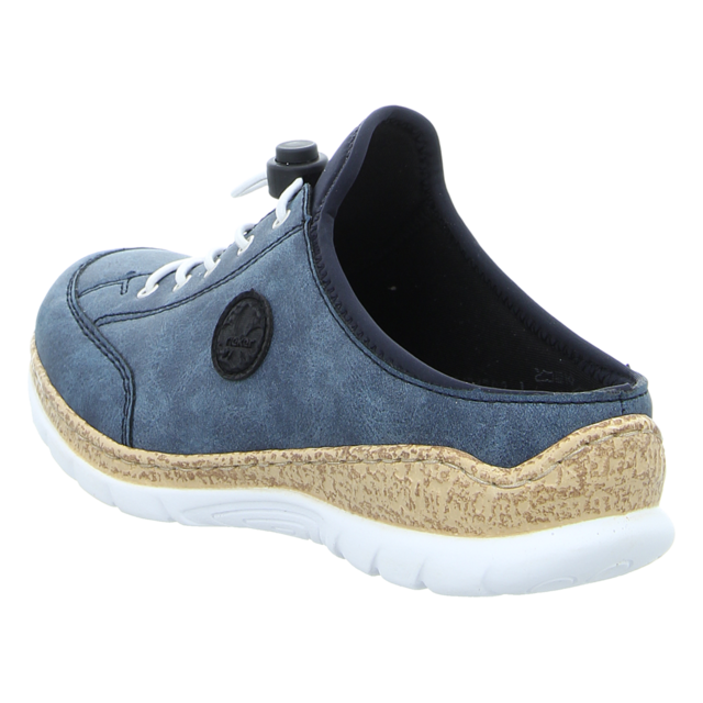 Rieker - N4210-14 - N4210-14 - blau - Pantoletten