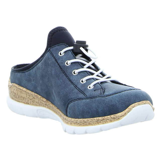 Rieker - N4210-14 - N4210-14 - blau - Pantoletten