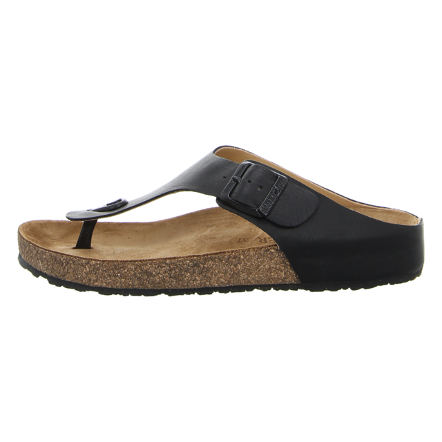 Haflinger - 819087 0 1764 - Bio Memphis - schwarz - Zehentrenner