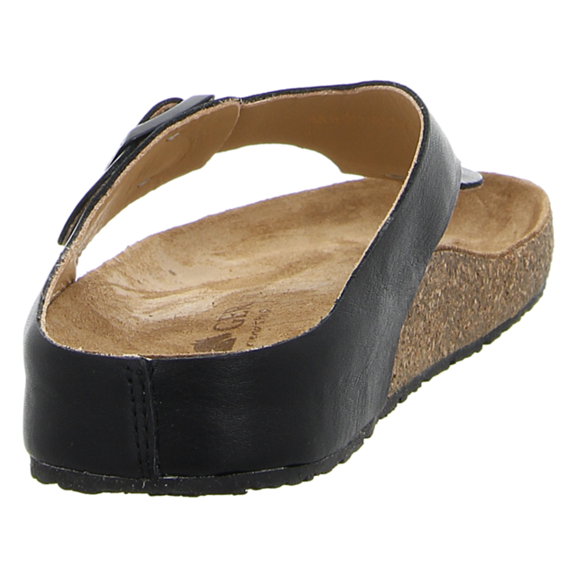 Haflinger - 819087 0 1764 - Bio Memphis - schwarz - Zehentrenner