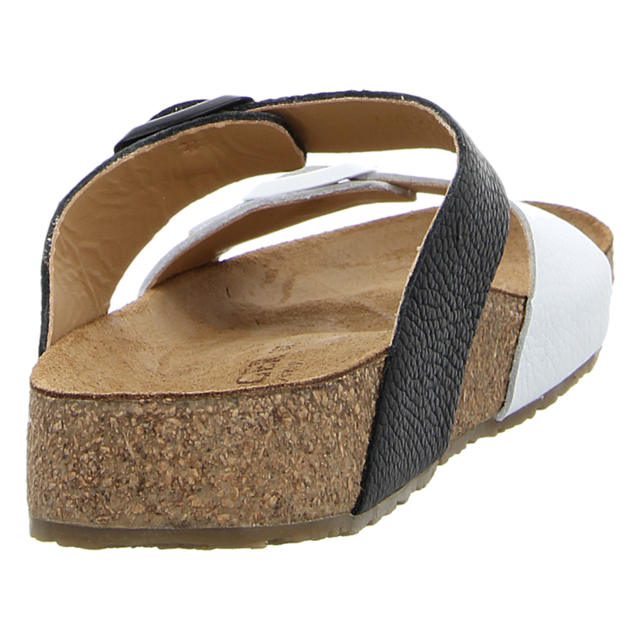 Haflinger - 819016 0 920 - Bio Andrea - schwarz/weiss - Pantoletten