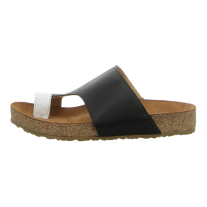 Zehentrenner - Haflinger - Bio Anka - schwarz/wei