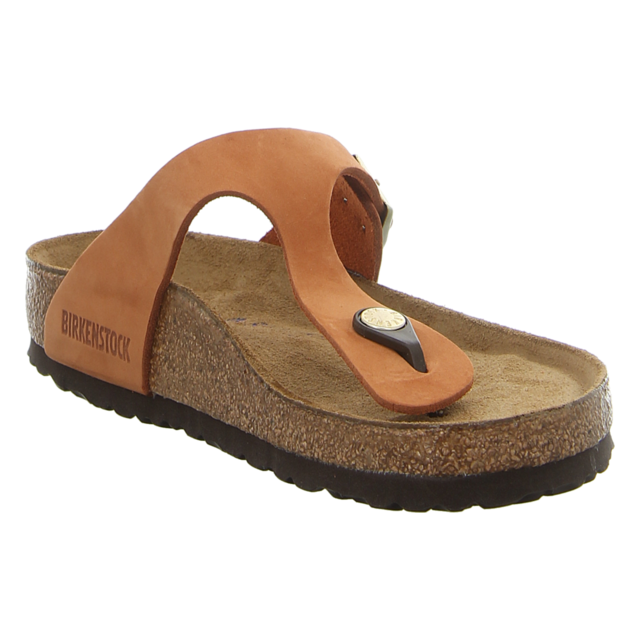 birkenstock gizeh weichbettung pecan