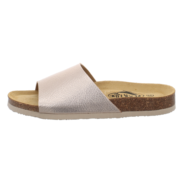 Plakton - 186094 ELEFANTE LAME NUDE 02 - Bala - metallic - Pantoletten
