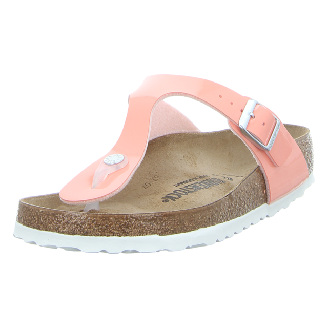 birkenstock patent coral peach