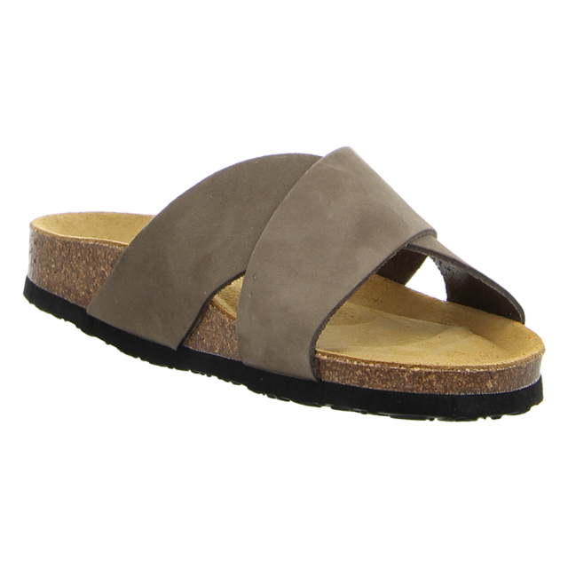 Plakton - 181051 NOBUCK KAKI - Bibi - kaki - Pantoletten