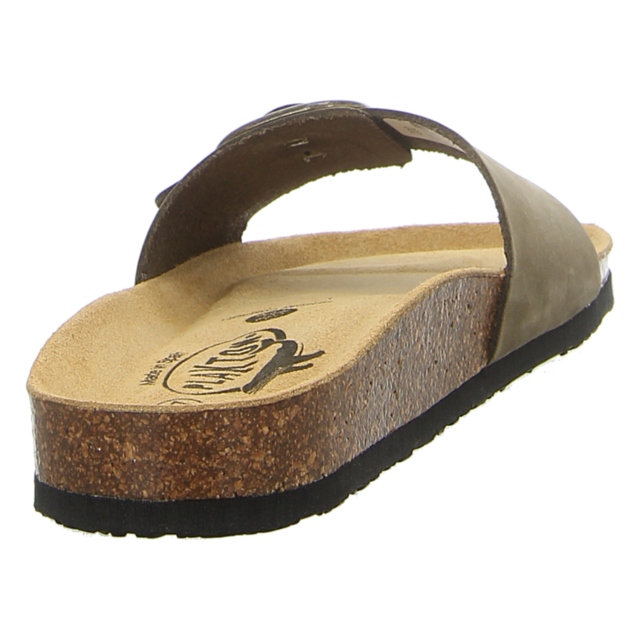 Plakton - 181018 KAKI NOBUCK - Bis 3 - kaki - Pantoletten