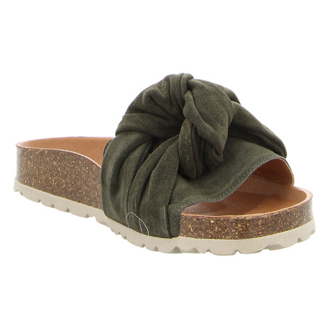VERBENAS - ROXY VELOUR KAKI - Roxy - kaki - Pantoletten