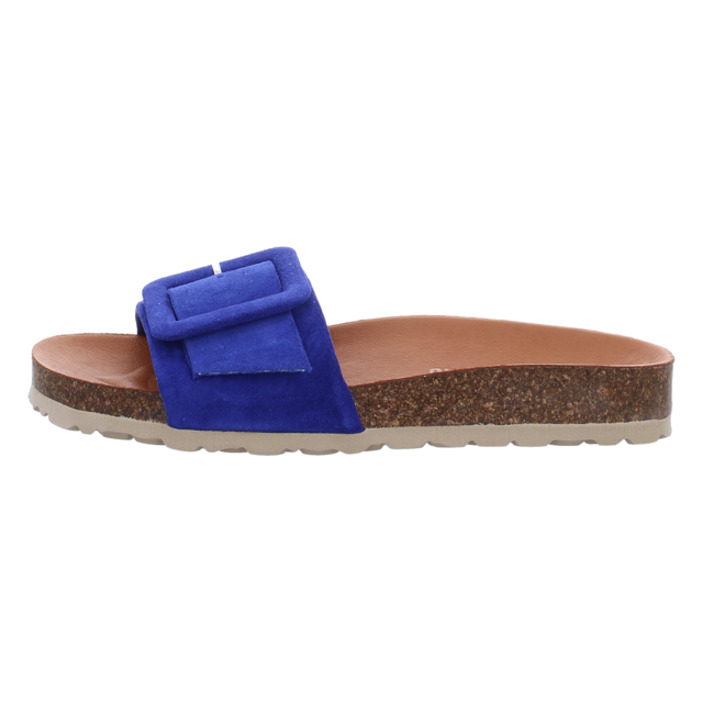 VERBENAS - REIKO VELOUR ROYAL BLUE - Reiko - royal blue - Pantoletten