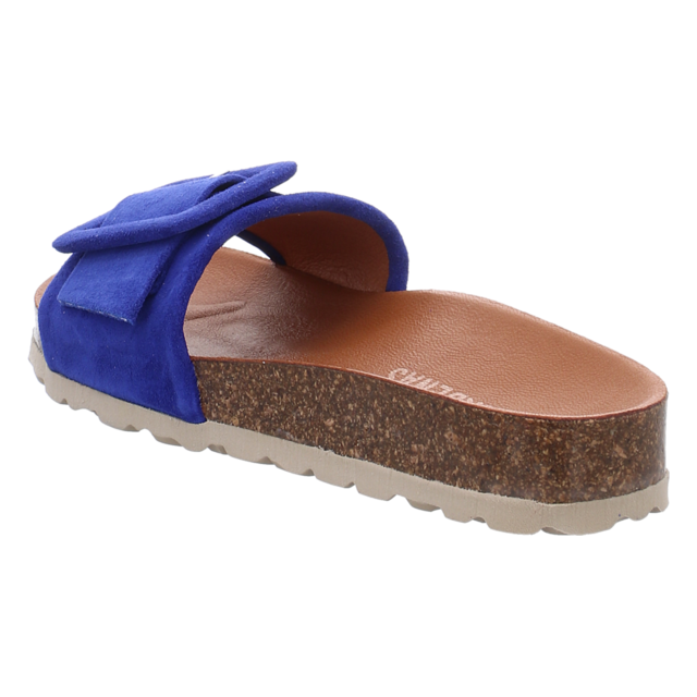VERBENAS - REIKO VELOUR ROYAL BLUE - Reiko - royal blue - Pantoletten
