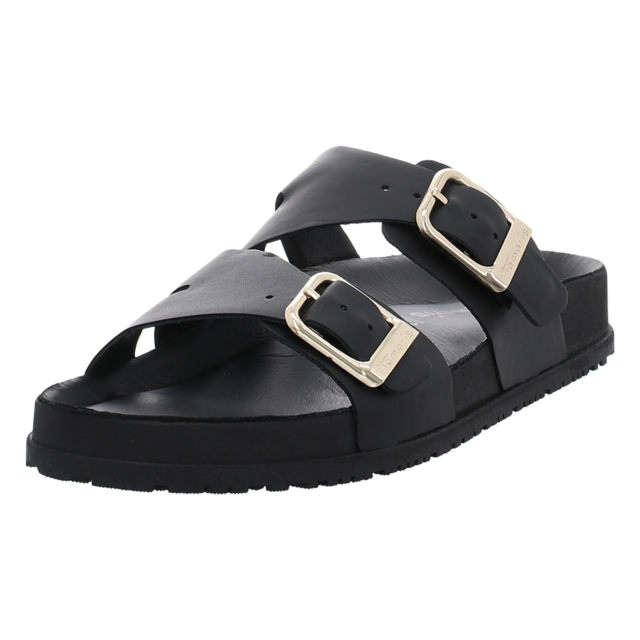 Tamaris - 1-1-27500-44-003 - 1-1-27500-44-003 - black leather - Pantoletten