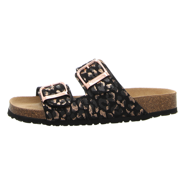 Tamaris - 1-27523-46-090 - 1-27523-46-090 - black leopard - Pantoletten