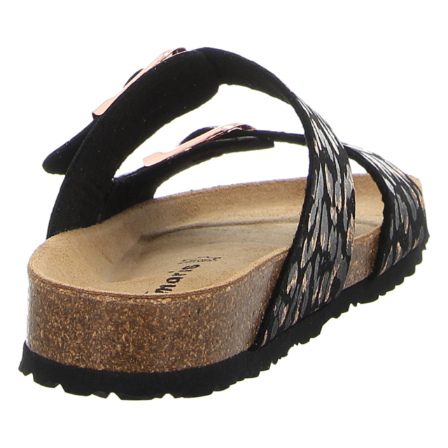 Tamaris - 1-27523-46-090 - 1-27523-46-090 - black leopard - Pantoletten