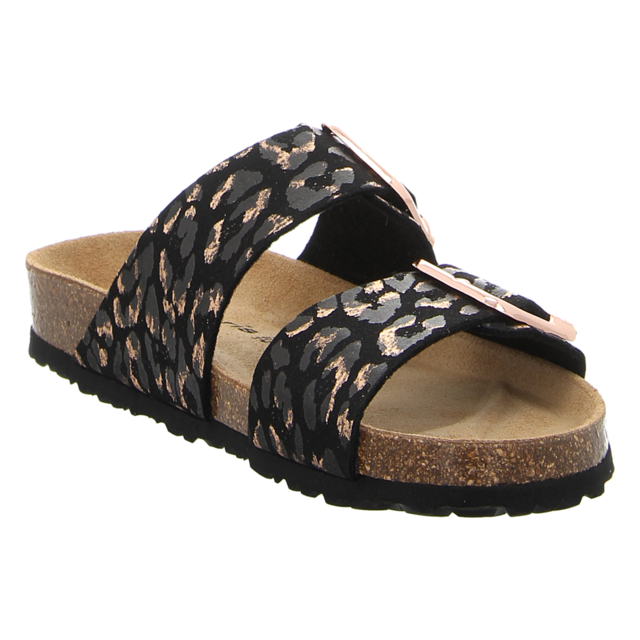 Tamaris - 1-27523-46-090 - 1-27523-46-090 - black leopard - Pantoletten