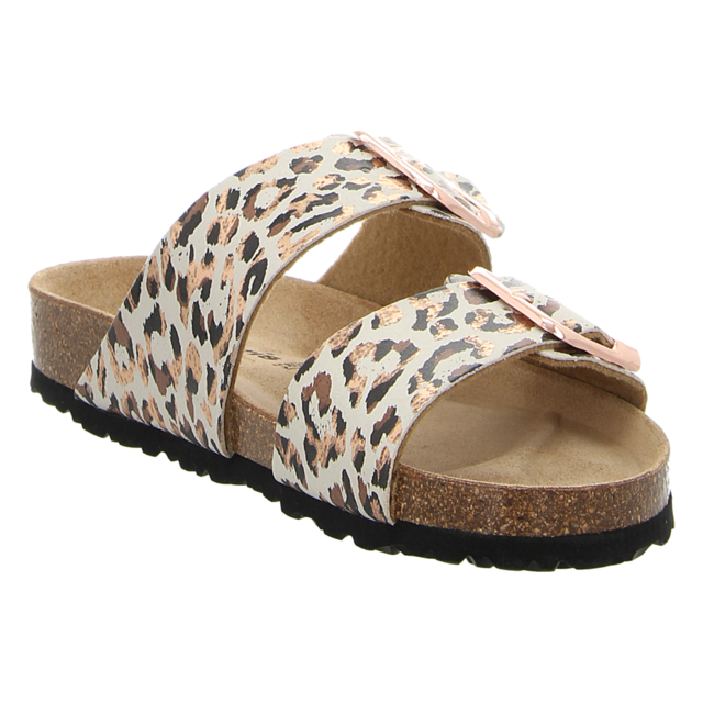 Tamaris - 1-27523-46-490 - 1-27523-46-490 - beige leopard - Pantoletten