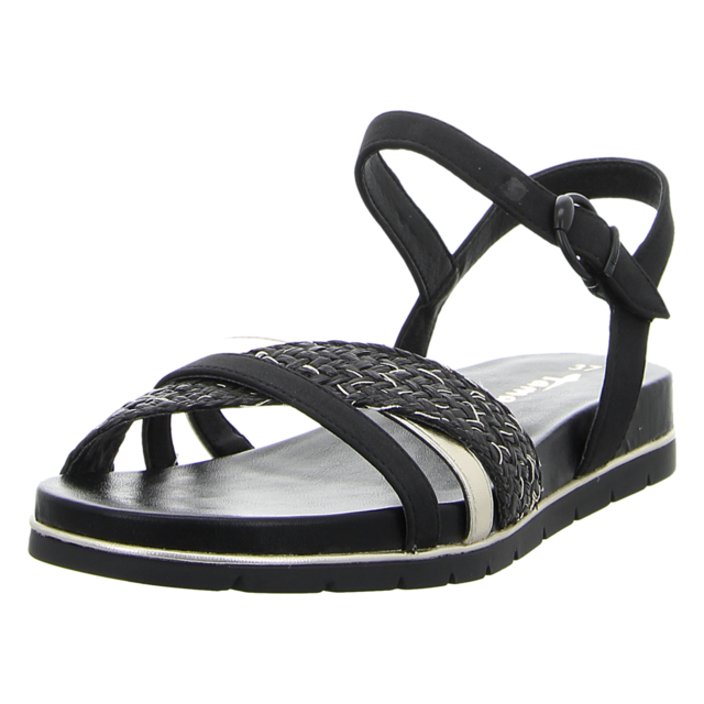 Tamaris - 1-1-28145-42-098 - 1-1-28145-42-098 - black comb - Sandaletten