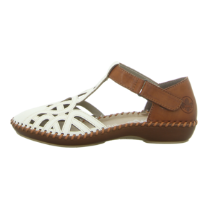 Sandaletten - Rieker - weiß-kombi