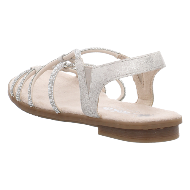 Rieker - 64270-60 - 64270-60 - beige/beige-gold - Sandaletten