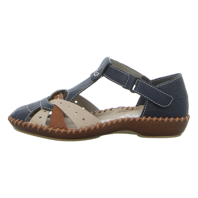 Rieker - M1655-14 - M1655-14 - blau-kombi - Sandalen