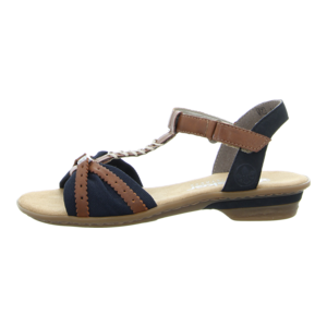 Sandaletten - Rieker - blau-kombi