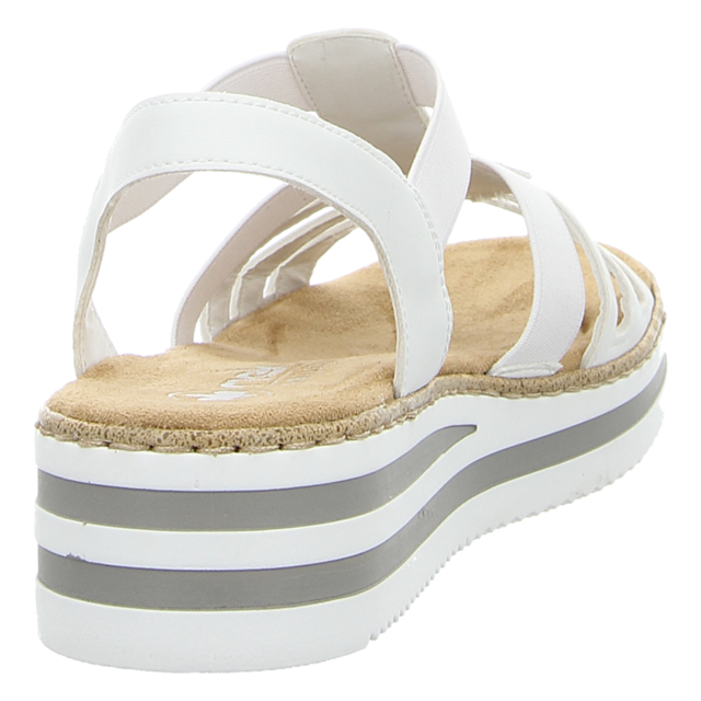 Rieker - V0240-80 - V0240-80 - weiss - Sandaletten