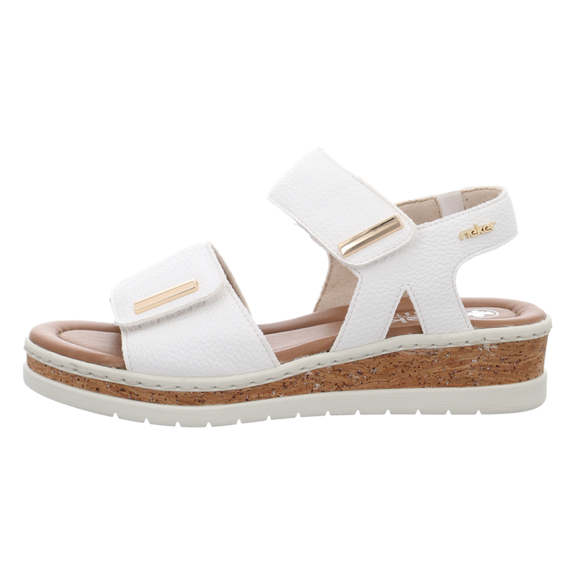 Rieker - V4181-80 - V4181-80 - weiss - Sandaletten