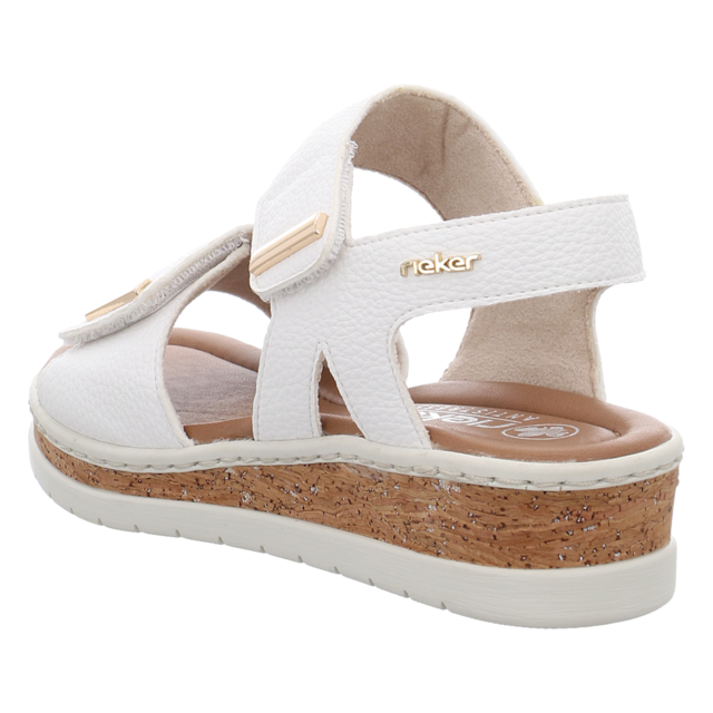 Rieker - V4181-80 - V4181-80 - weiss - Sandaletten