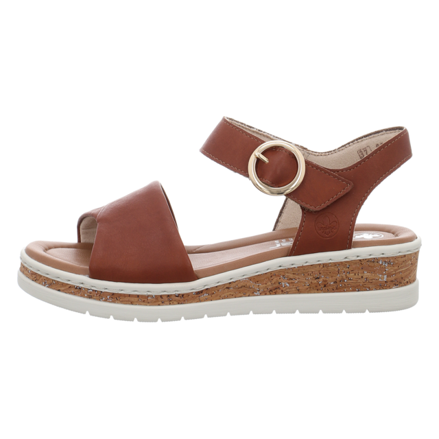 Rieker - V4191-24 - V4191-24 - brandy - Sandaletten