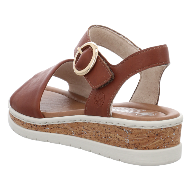 Rieker - V4191-24 - V4191-24 - brandy - Sandaletten