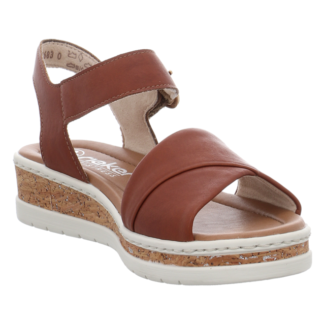 Rieker - V4191-24 - V4191-24 - brandy - Sandaletten