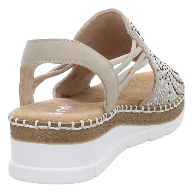 Rieker - V1246-62 - V1246-62 - beige - Sandaletten