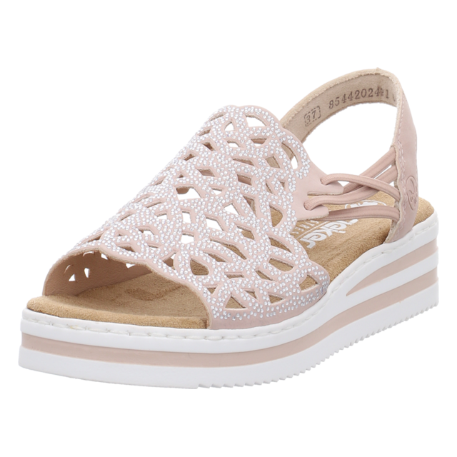 Rieker - V0241-31 - V0241-31 - rosa pink - Sandaletten
