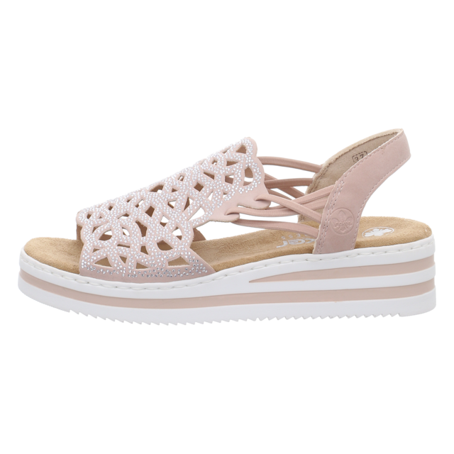 Rieker - V0241-31 - V0241-31 - rosa pink - Sandaletten