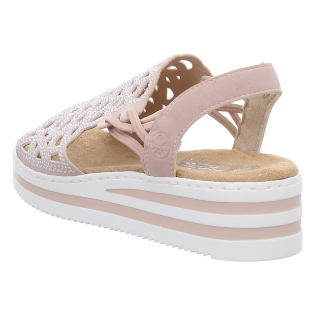Rieker - V0241-31 - V0241-31 - rosa pink - Sandaletten