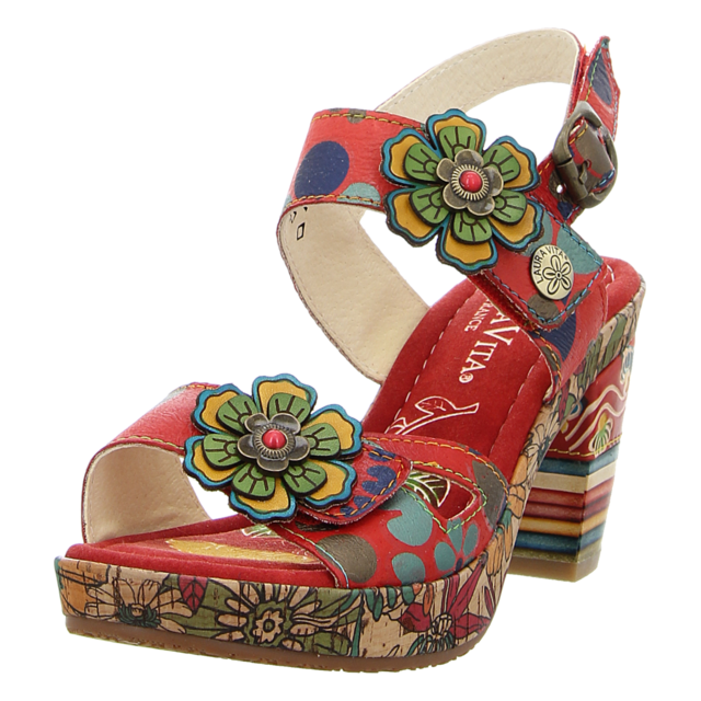 Laura Vita - NELLAO 15 ROUGE - Nellao 15 - rouge - Sandaletten