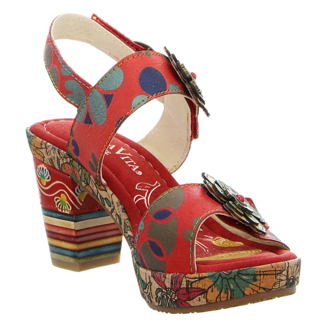 Laura Vita - NELLAO 15 ROUGE - Nellao 15 - rouge - Sandaletten