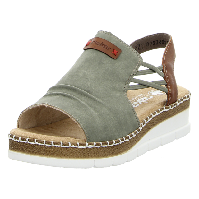 Rieker - V1261-52 - V1261-52 - grn - Sandaletten