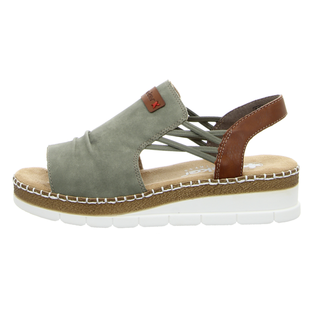 Rieker - V1261-52 - V1261-52 - grn - Sandaletten