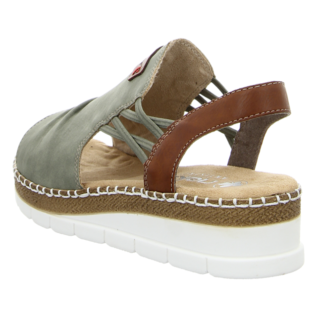 Rieker - V1261-52 - V1261-52 - grn - Sandaletten