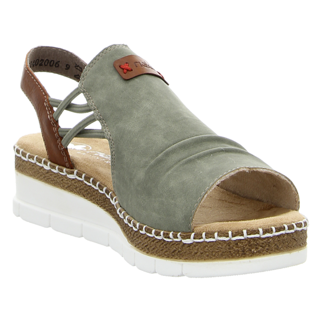 Rieker - V1261-52 - V1261-52 - grn - Sandaletten