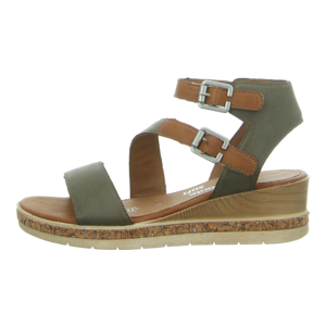 Sandaletten - Remonte - grün kombi