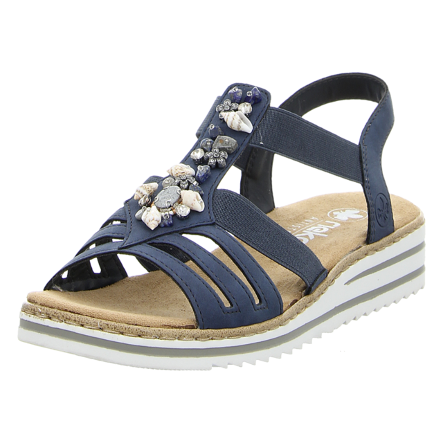 Rieker - V0649-14 - V0649-14 - blau - Sandalen