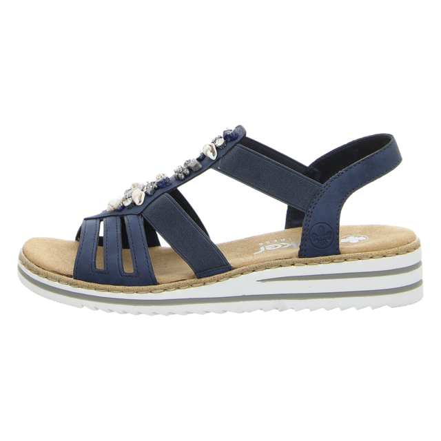 Rieker - V0649-14 - V0649-14 - blau - Sandalen
