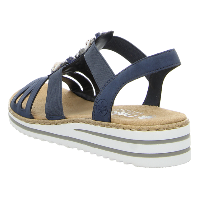Rieker - V0649-14 - V0649-14 - blau - Sandalen