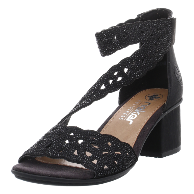 Rieker - 64657-00 - 64657-00 - schwarz - Sandaletten
