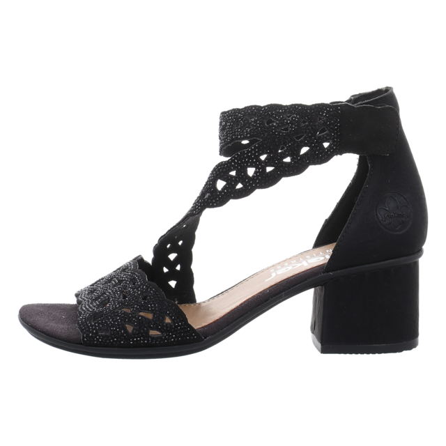 Rieker - 64657-00 - 64657-00 - schwarz - Sandaletten