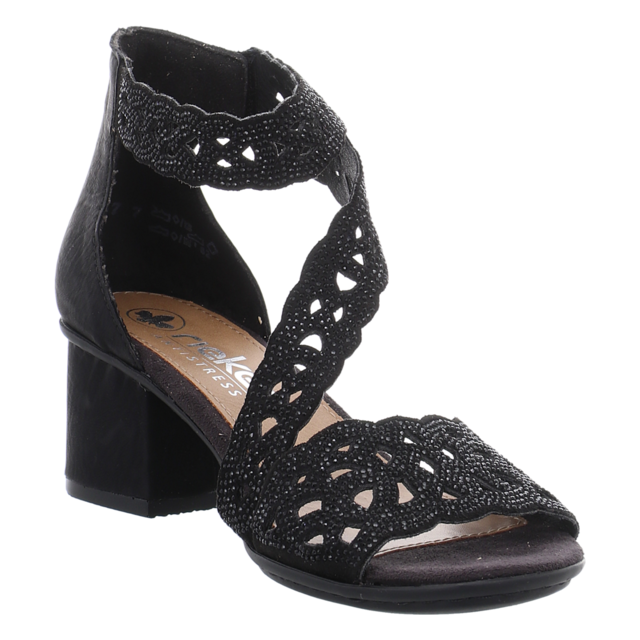 Rieker - 64657-00 - 64657-00 - schwarz - Sandaletten